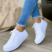 Dames sneakers – orthopedische veterschoenen met ergonomisch voetbed & ademend design