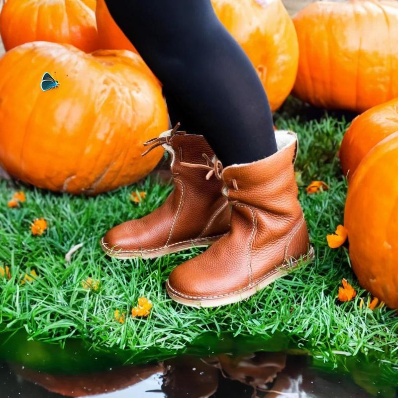 Waterdichte dames snowboots met wolvoering – warme winterlaarzen met gripzool