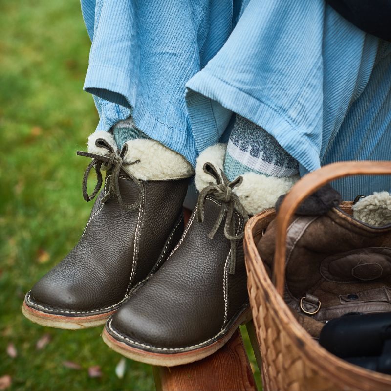 Waterdichte dames snowboots met wolvoering – warme winterlaarzen met gripzool