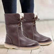 Waterdichte dames snowboots met wolvoering – warme winterlaarzen met gripzool
