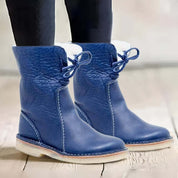 Waterdichte dames snowboots met wolvoering – warme winterlaarzen met gripzool