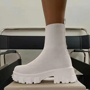 Shanna Boots Dames | Comfortabele Stoffen Enkellaarsjes met Hak – Vardi Dante