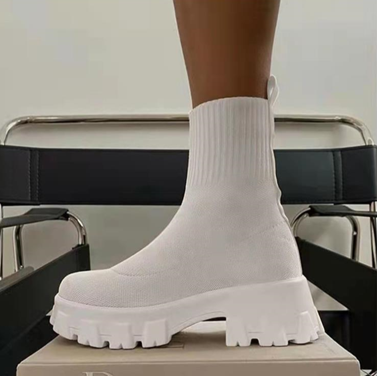 Shanna Boots Dames | Comfortabele Stoffen Enkellaarsjes met Hak – Vardi Dante