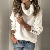 Vardi Dante Tila Lichte Turtleneck Pullover – Zachte Damestrui met Stijlvolle Details