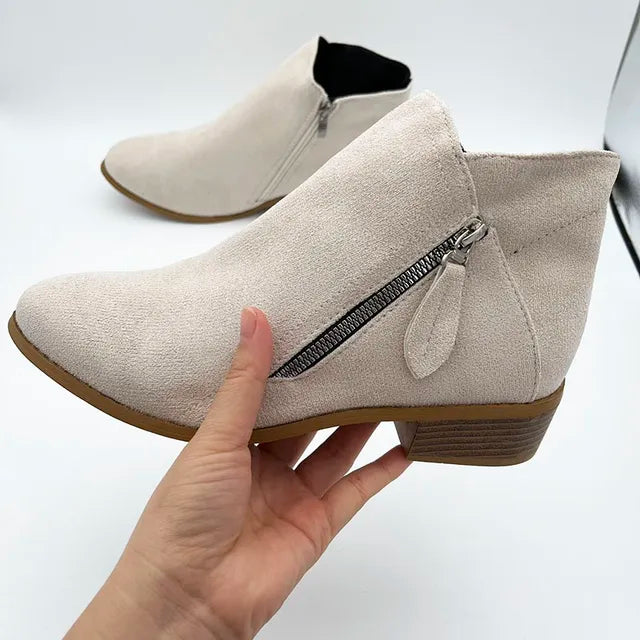 Suède Chelsea Laarzen Dames – Tijdloze Enkellaarsjes met Comfortabele Pasvorm & Duurzaam Design