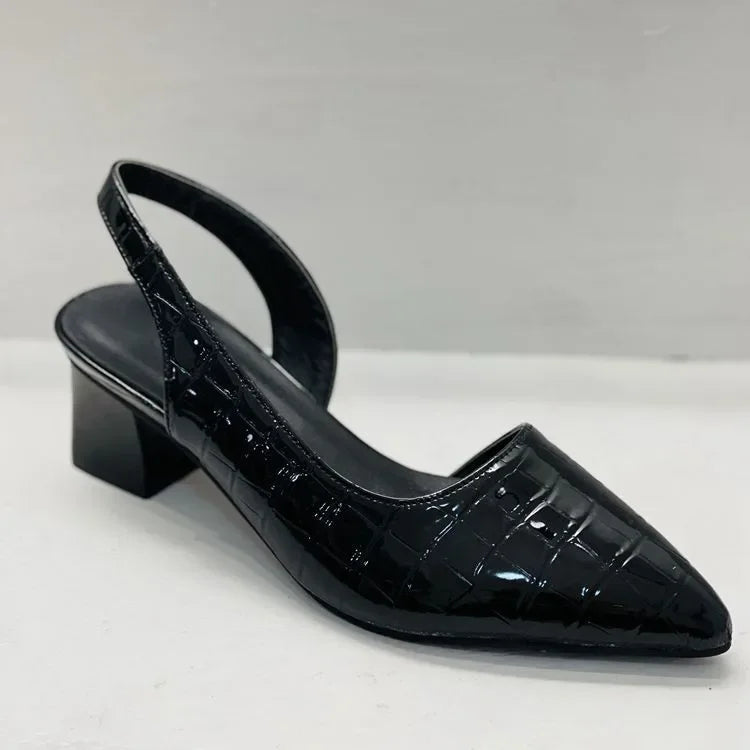 Lara Orthopedische Pumps – Elegante Damespumps met Croco-Design en Comfortabel Voetbed