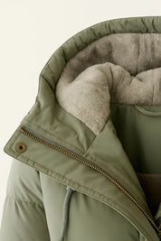 Pufferjas Dames – Zwarte Comfortabele Winterjas met Isolatie