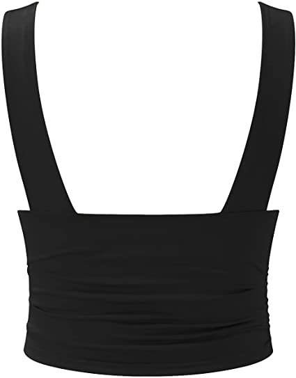 Evi Elegante Damestop – Chique Dames Top met Ruches en Sexy V-Hals