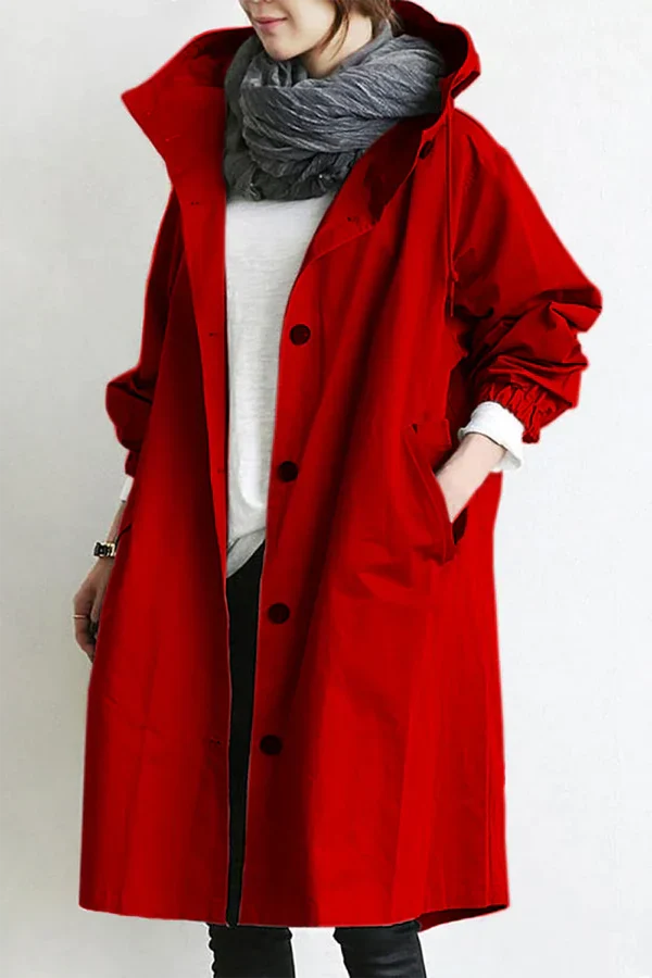 Evy | Stijlvolle Dunne Regenjas voor Dames | Licht, Waterafstotend & Trendy