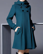 Isabella – Damesjack met zijzakken | Elegante jas met flatterende pasvorm & functioneel design