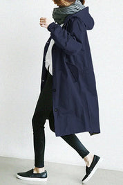 Evy | Stijlvolle Dunne Regenjas voor Dames | Licht, Waterafstotend & Trendy