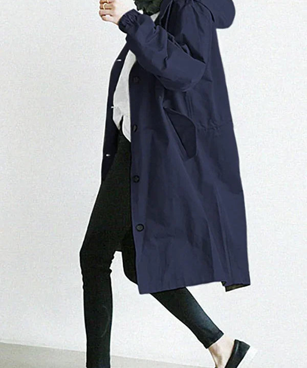 Evy | Stijlvolle Dunne Regenjas voor Dames | Licht, Waterafstotend & Trendy
