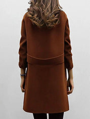 Wollen dames winterjas – elegante warme mantel voor herfst en winter
