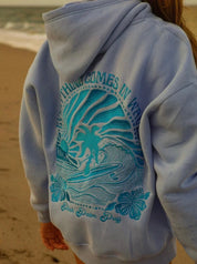 Elisska Sommer-Hoodie dames | Lichte ademende zomer hoodie | Trendy casual hoodie voor dames