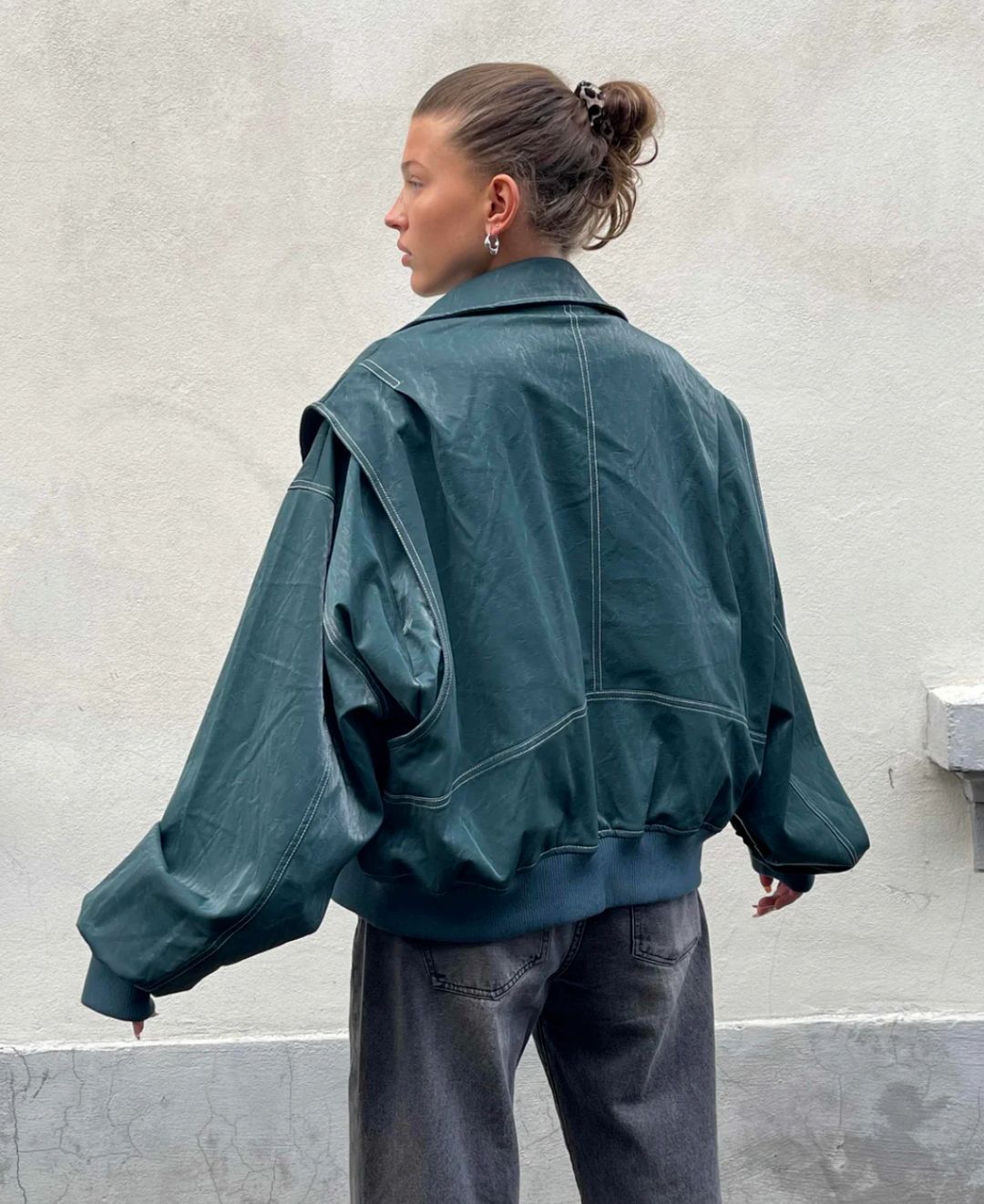 Vivien leren jas dames | Oversized leren damesjas | Trendy zacht leer in modieuze kleuren