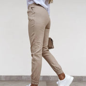 Casual Stretch Damesbroek – Comfortabele & Stijlvolle Slim Fit Broek