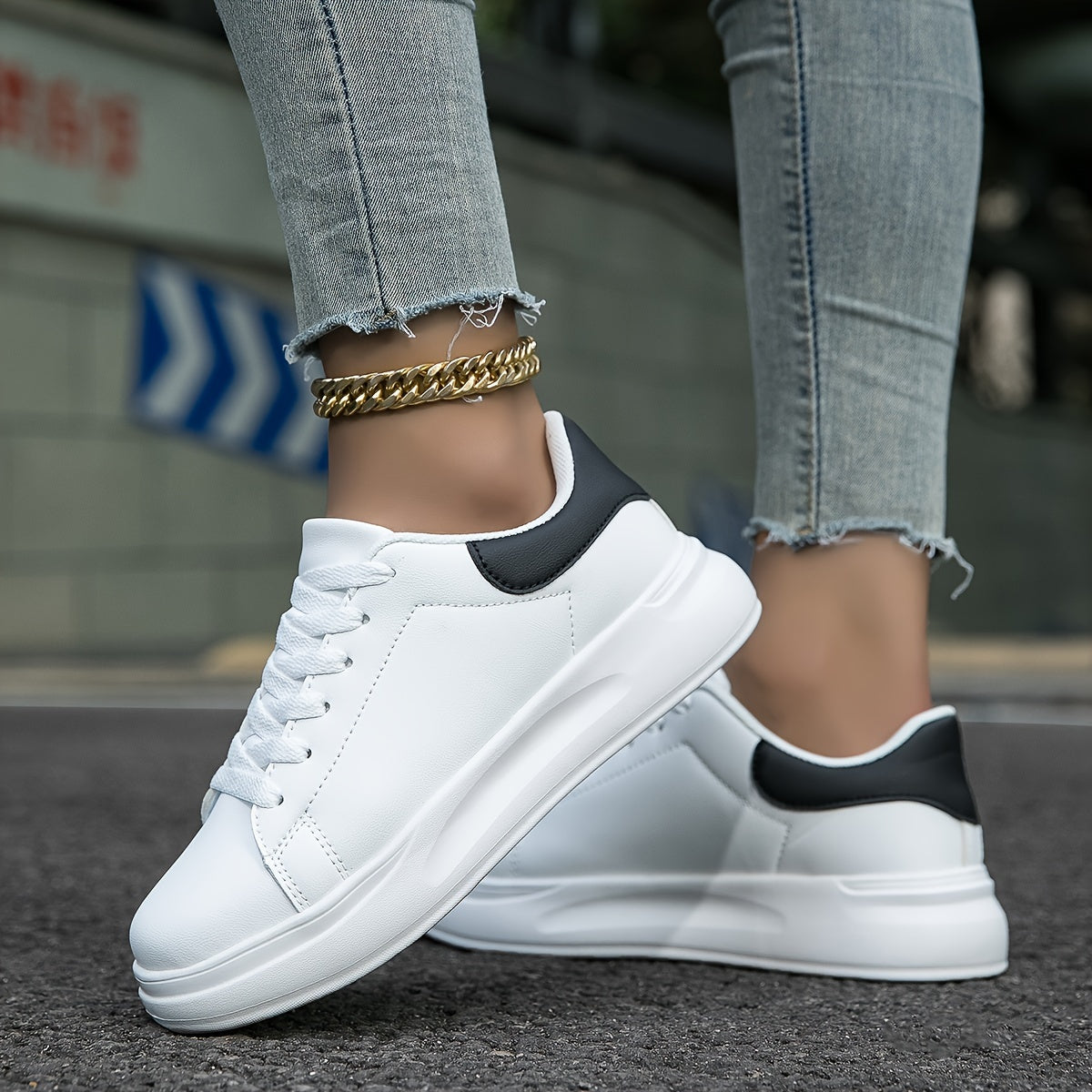 Zania Orthopedische witte leren dames sneakers – comfort & ondersteuning