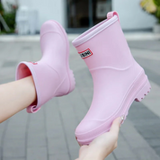 Waterdichte dames regenlaarzen – stijlvolle rubberen boots met comfortabele pasvorm