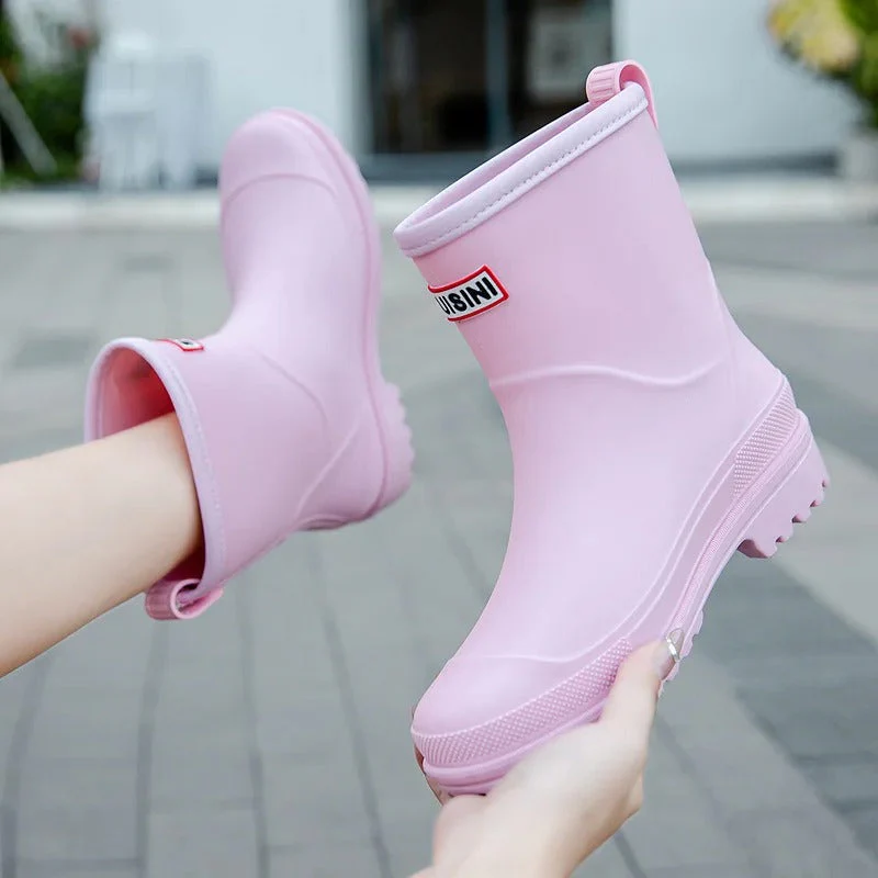 Waterdichte dames regenlaarzen – stijlvolle rubberen boots met comfortabele pasvorm
