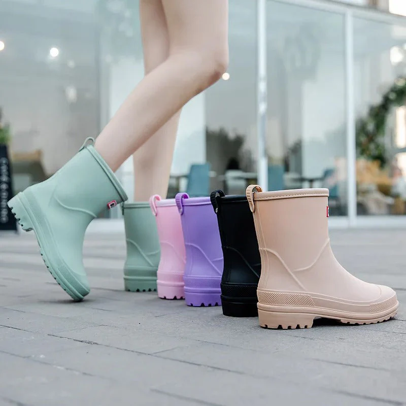 Waterdichte dames regenlaarzen – stijlvolle rubberen boots met comfortabele pasvorm