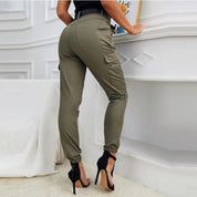 Dames Cargo Jeans – Trendy Spijkerbroek met Steekzakken & Comfortabele Pasvorm