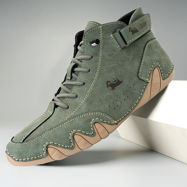 Decks blotevoetschoenen leer | Orthopedische antislip schoenen | Unisex barefoot schoenen