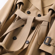 Jualita | Klassieke Trenchcoat voor Dames | Tijdloze Elegantie & Verfijnde Stijl