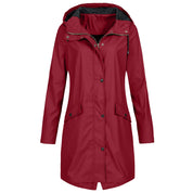 Stijlvolle winddichte dames regenjas Rieka – waterafstotend & modern design