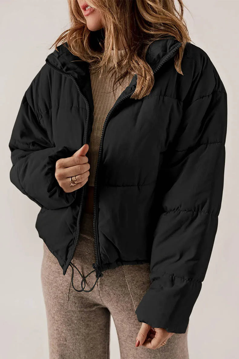 Kevia – Dames Trendy Pufferjas | Cropped, Warm & Stijlvol