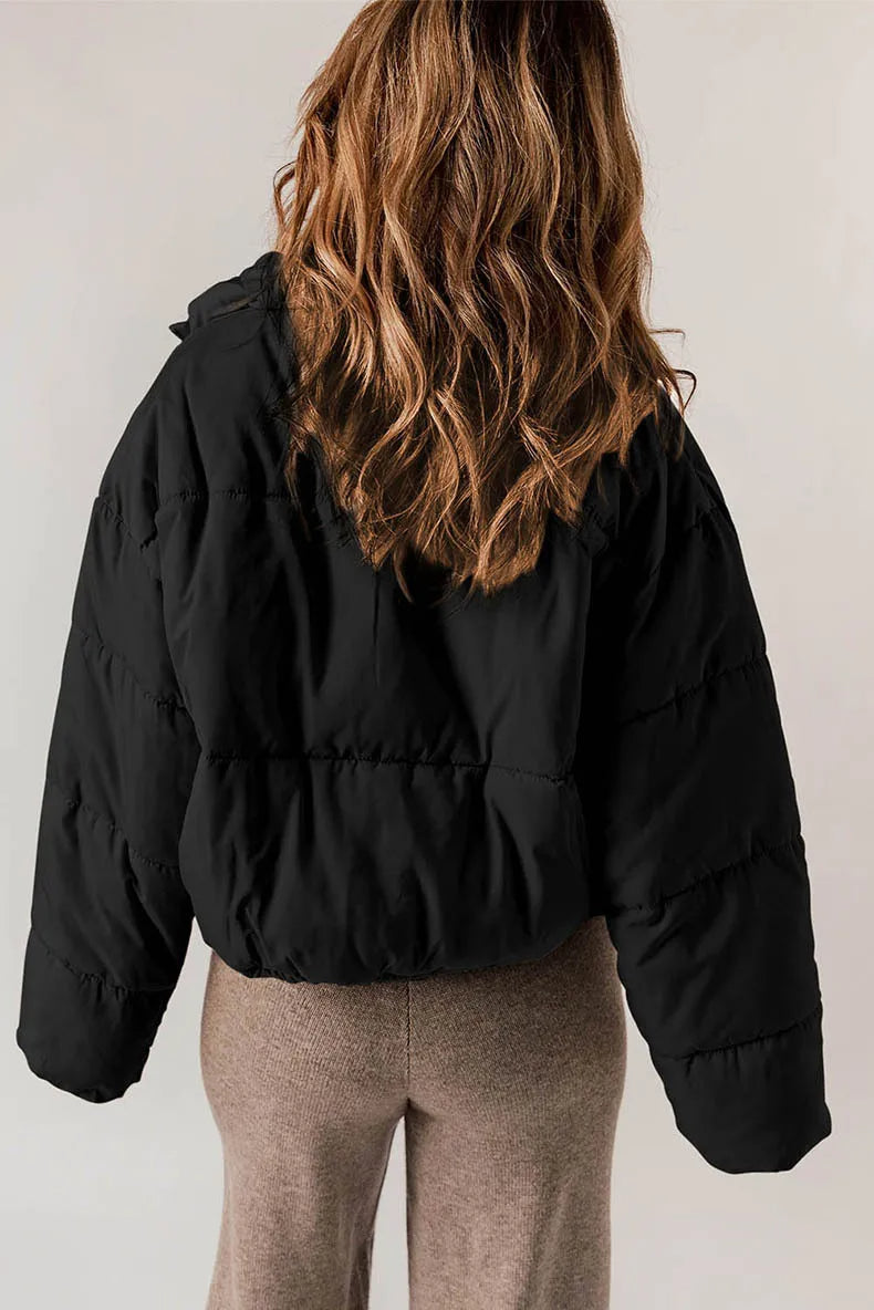 Kevia – Dames Trendy Pufferjas | Cropped, Warm & Stijlvol