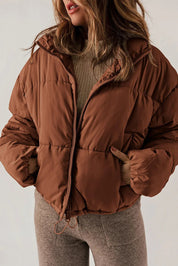 Kevia – Dames Trendy Pufferjas | Cropped, Warm & Stijlvol