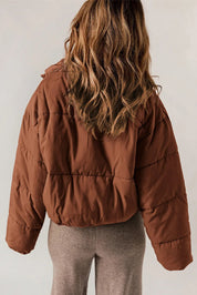 Kevia – Dames Trendy Pufferjas | Cropped, Warm & Stijlvol