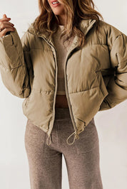 Kevia – Dames Trendy Pufferjas | Cropped, Warm & Stijlvol