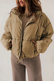 Kevia – Dames Trendy Pufferjas | Cropped, Warm & Stijlvol