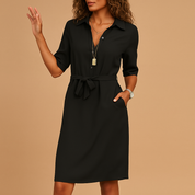 Milou damesjurk | Elegante casual jurk met flatterende pasvorm | Tijdloos design
