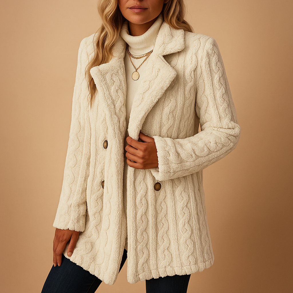 Yara Elegante Winterjas Dames – Getailleerde Lange Jas met Tijdloos Design