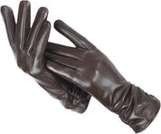 Leren Handschoenen Dames – Klassieke Winterhandschoenen met Wollen Voering | Elise