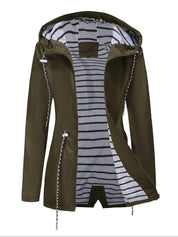 Waterdichte lange dames jas – stijlvol all-season jack licht en comfortabel