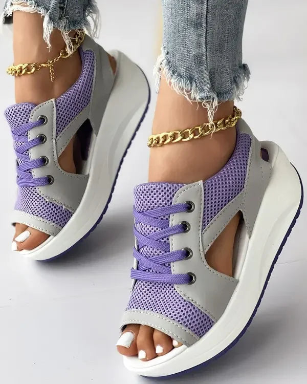 Orthopedische muffin-sandalen dames | Comfortabele zomersandalen met ondersteuning