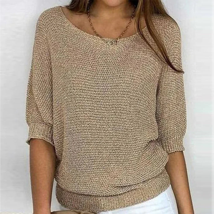 Eline Comfortabele Damestrui – Zachte Trui met Luxe Stof en Casual Pasvorm