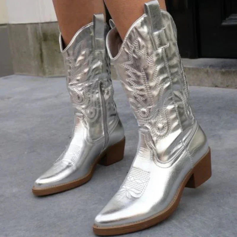 Dames cowboylaarzen – elegante western boots met moderne uitstraling