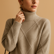 Mila | Gebreide Damestrui met Col – Tijdloos, Elegant & Comfortabel