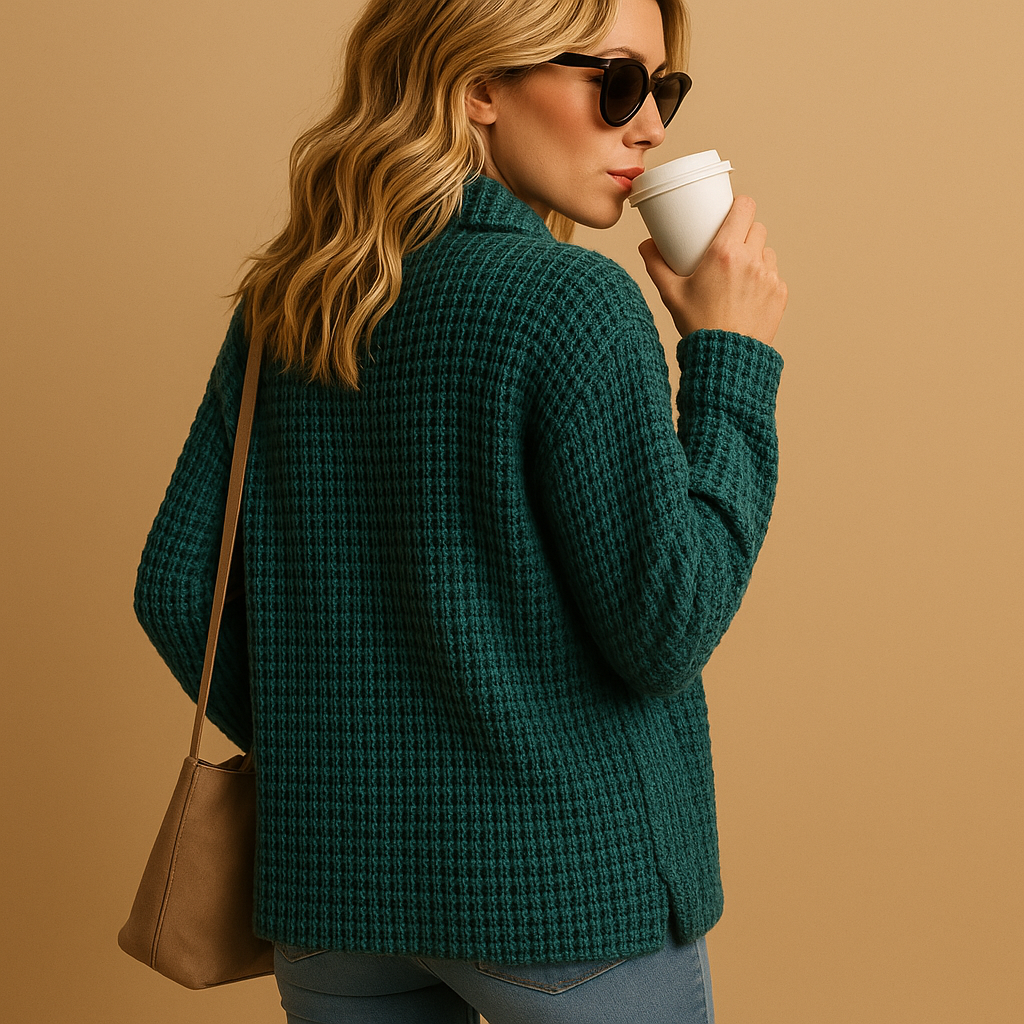 Yara | Getailleerde Gebreide Trui voor Dames – Elegant, Flatterend & Comfortabel