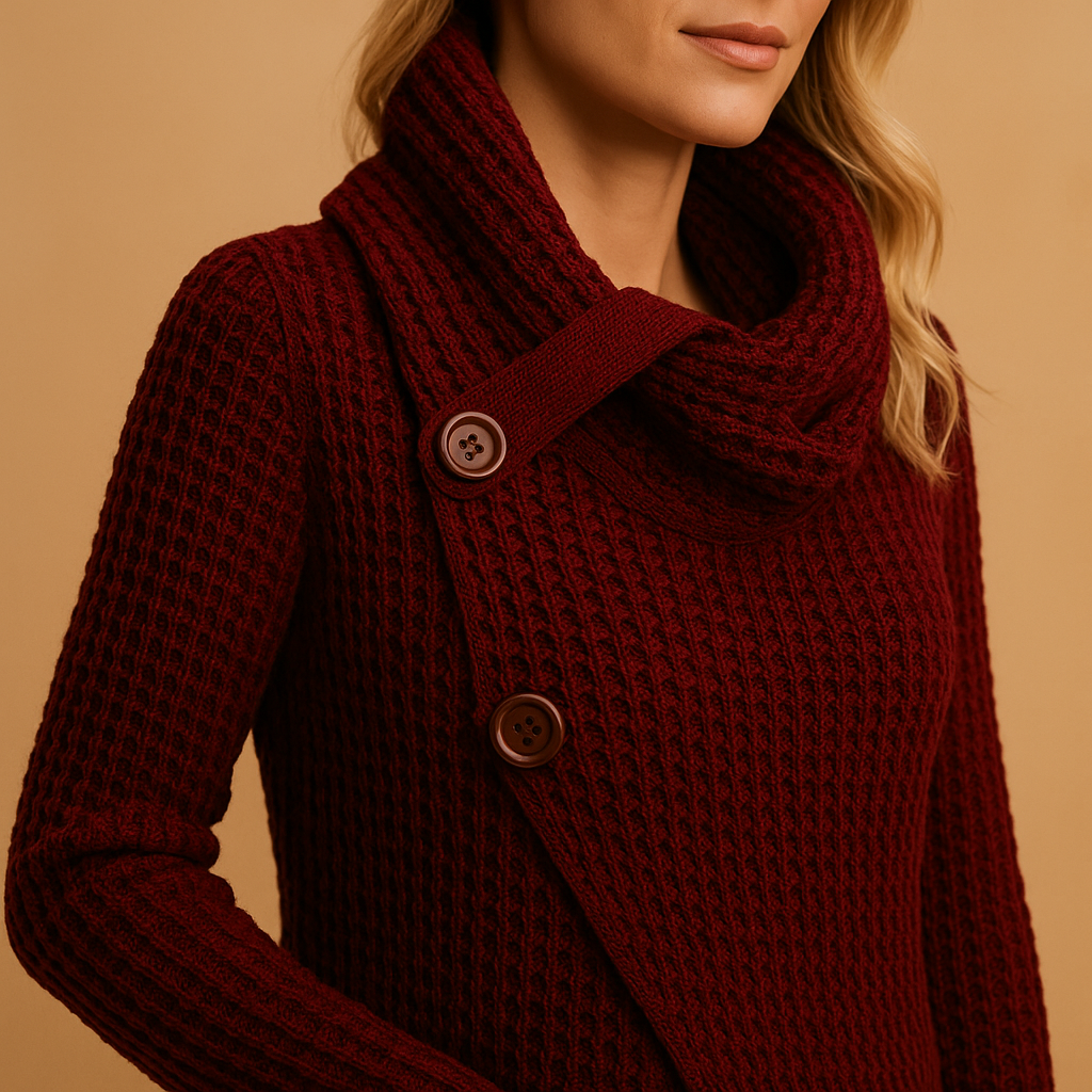 Yara | Getailleerde Gebreide Trui voor Dames – Elegant, Flatterend & Comfortabel