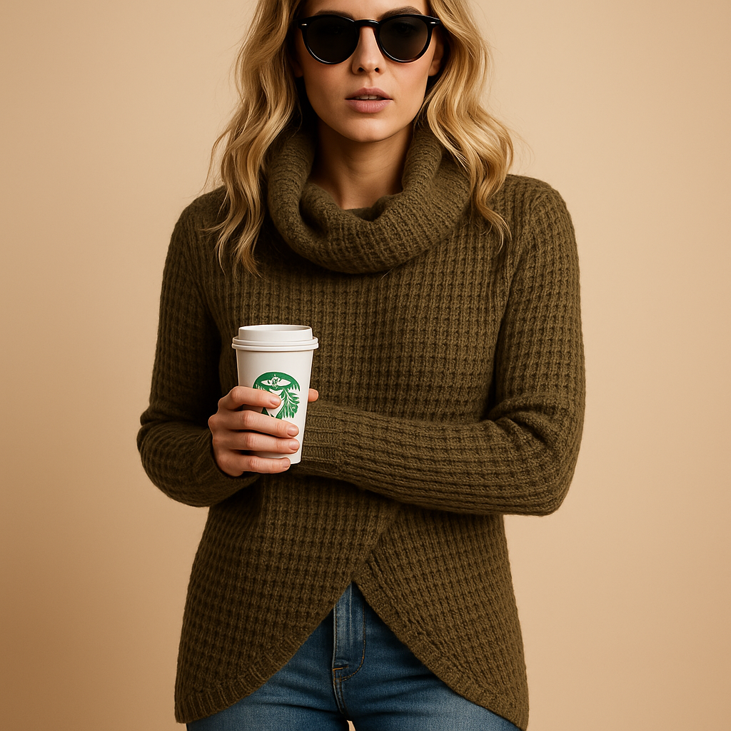 Yara | Getailleerde Gebreide Trui voor Dames – Elegant, Flatterend & Comfortabel