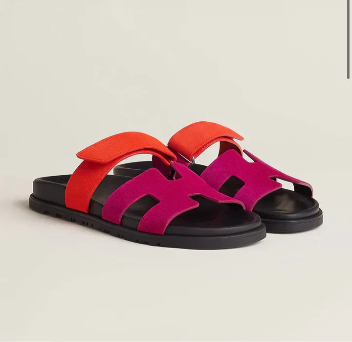 Lilly sandalen dames – stijlvolle Italiaanse leren sandalen met zwarte zool