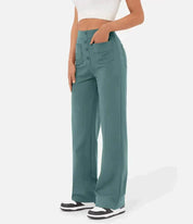 ComfortRise elastische casual broek – hoge taille & rekbaar design