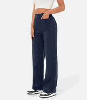 ComfortRise elastische casual broek – hoge taille & rekbaar design