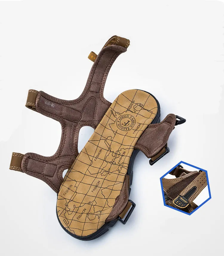 Hudson orthopedische sandalen | Comfort sandalen met klittenband | Unisex pijnverlichtende sandalen