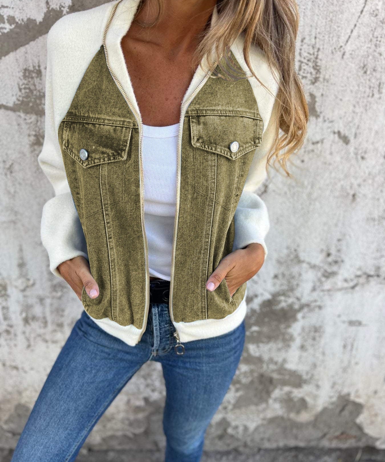 Sarah Stijlvolle Jacket Dames – Trendy Herfstjas met Comfortabele Pasvorm
